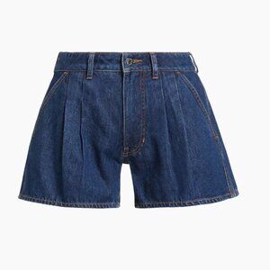 NWT Veronica Beard  Simpson Pleated Denim Shorts